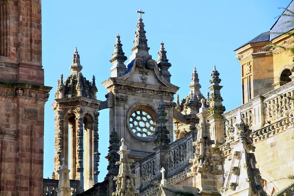 Details of the famous Catholic cathedral in Astorga, Spain — Stock Photo, Image