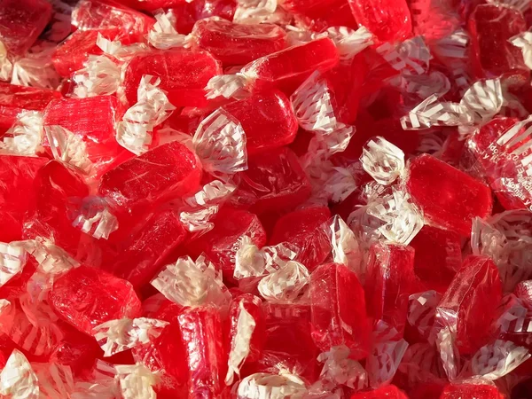 Bright colorful candy red — Stock Photo, Image