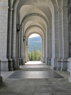 Valley of the Fallen (Valle de los Caidos) Madrid, spain clipart