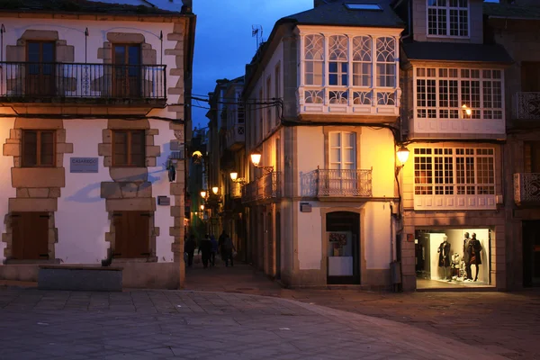 Small town on the coast of Galicia (Viveiro, Spain) — Stock Photo, Image