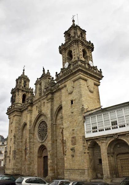 Famous Church in (Mondoñedo, Spain) — стокове фото