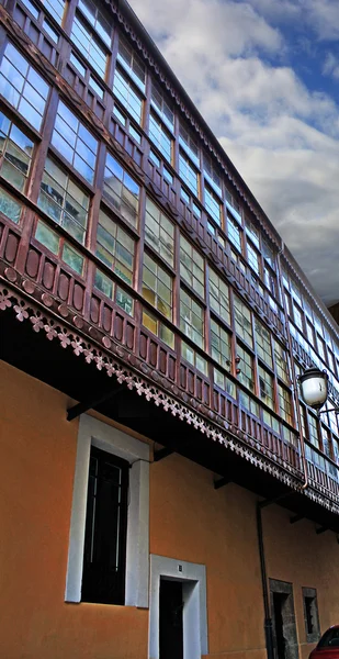 Buildings typical of Ponferrada in Spain — Stock Photo, Image