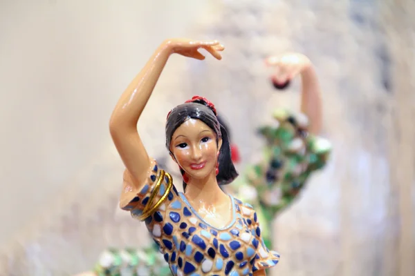 陶瓷的佛拉明哥舞者 — 图库照片