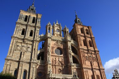 astorga, İspanya ünlü Katolik Katedrali ayrıntılarını