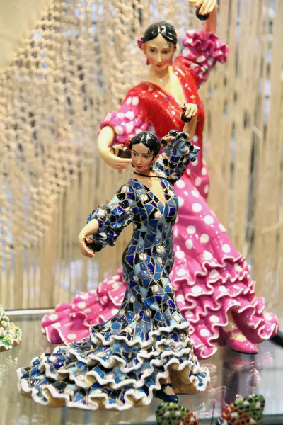 Flamenco tanečník v keramice — Stock fotografie
