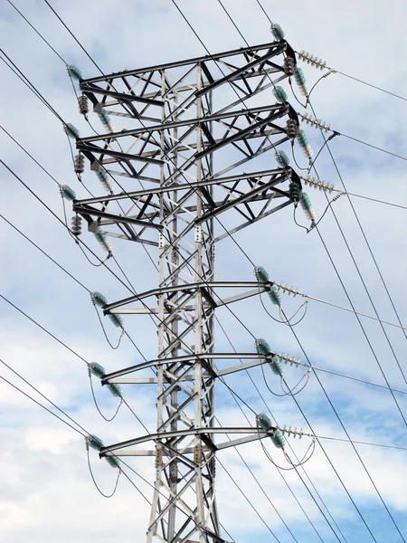 Power line towers — Stock Photo, Image