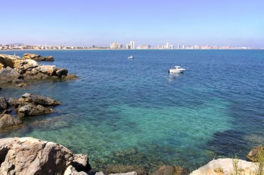 Akdeniz kıyılarında cartagena, İspanya