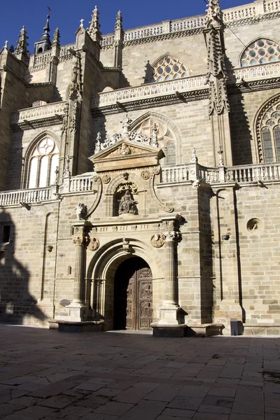 Detalii despre faimoasa catedrală catolică din Astorga, Spania — Fotografie, imagine de stoc