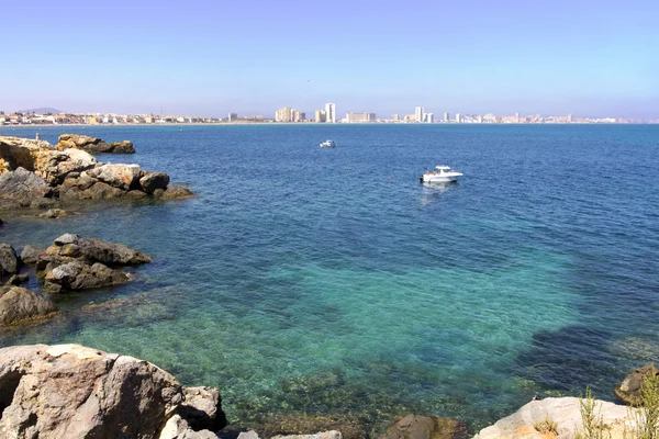 Costa mediterranea di Cartagena, Spagna — Foto Stock