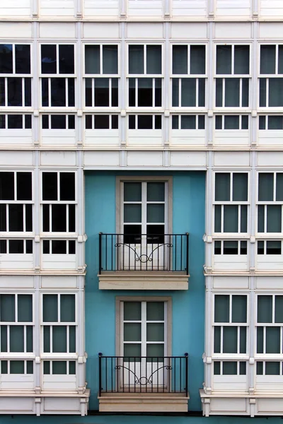 루고의 도시, 스페인에서 일반적인 건물의 세부 사항 — 스톡 사진