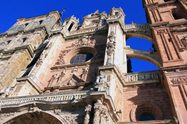 astorga, İspanya ünlü Katolik Katedrali ayrıntılarını