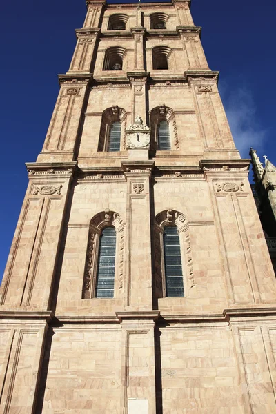 Detaljer för den berömda katolska katedralen i astorga, spain — Stockfoto