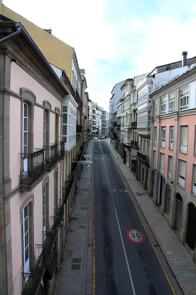 Străzi din orașul vechi Lugo, Spania — Fotografie, imagine de stoc