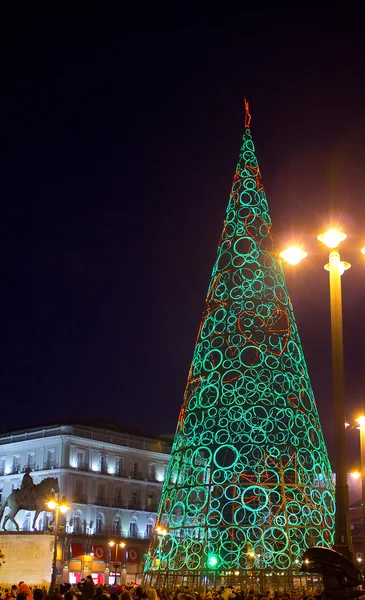 Modern Christmas tree lights — Stock Photo, Image