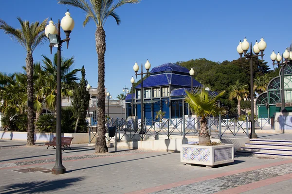 Strandpromenaden i staden cartagena, Spanien — Stockfoto