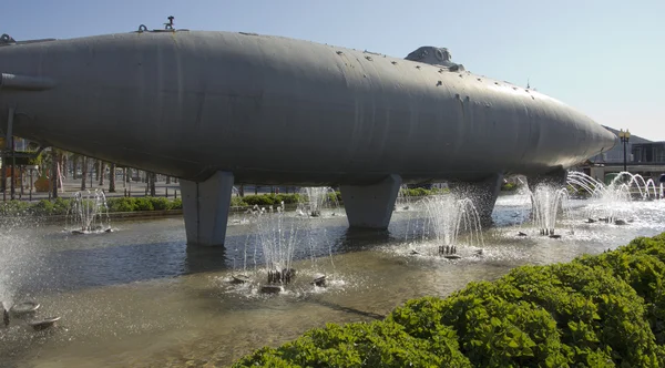 Historic submarine built in 1888 by Isaac Peral — Stock Photo, Image