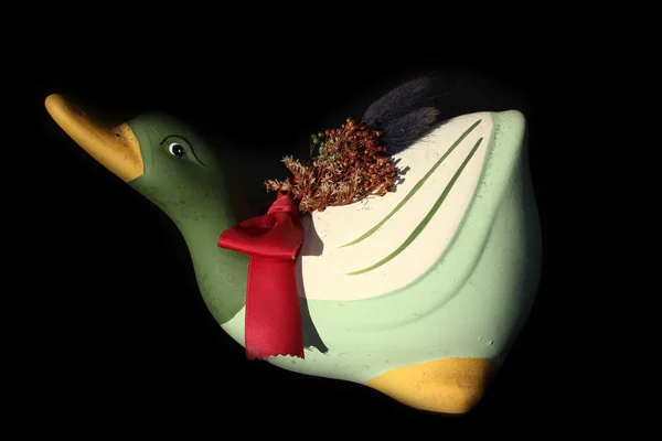 Tonfigur in Form einer Ente — Stockfoto