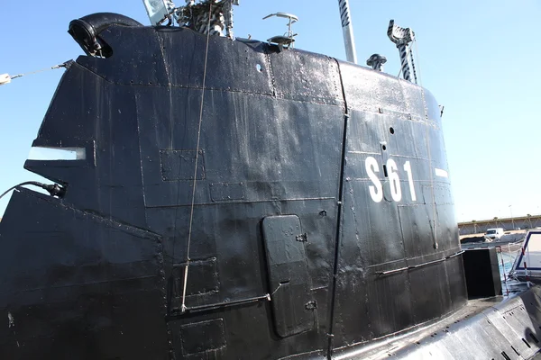 stock image Details of old war submarine S61