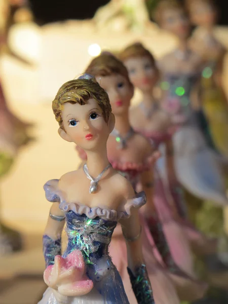 Feen und Prinzessinnen in Keramik — Stockfoto