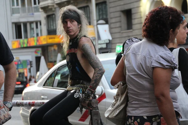 Мадрид - 20 июля: знаменитый рок-певец 20 июля 2011 года в Мадриде Sp — стоковое фото