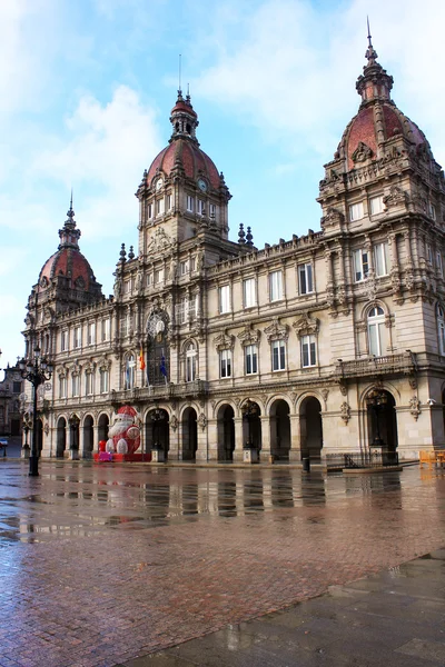 Câmara Municipal a cidade de A Coruna, Espanha — Fotografia de Stock
