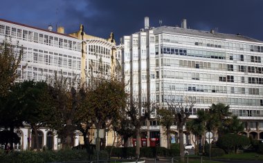 tipik Caddesi coruna, İspanya