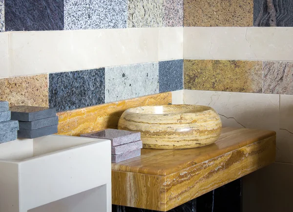 Stock image Samples of various types of marble