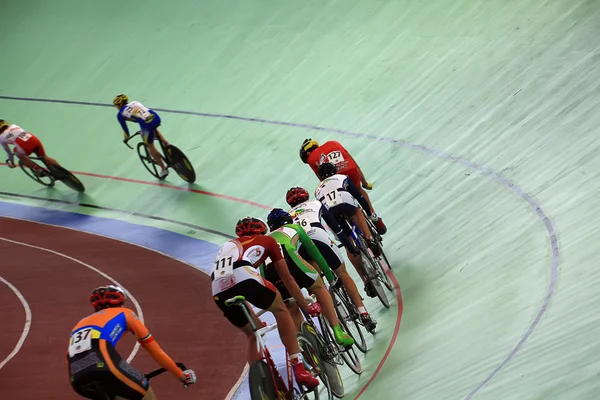 Galapagar, Espagne - 6 AVRIL - Espagne Championnat Indoor Track Cyc — Photo