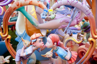 valencia eyaletinin Fallas fest rakamlar