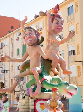 valencia eyaletinin Fallas fest rakamlar