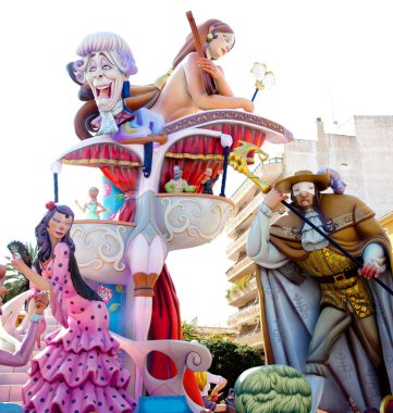 valencia eyaletinin Fallas fest rakamlar