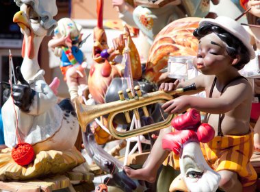 valencia eyaletinin Fallas fest rakamlar