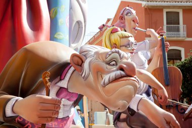 valencia eyaletinin Fallas fest rakamlar