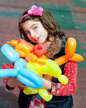 Balon bükme sanat çocuk mutlu
