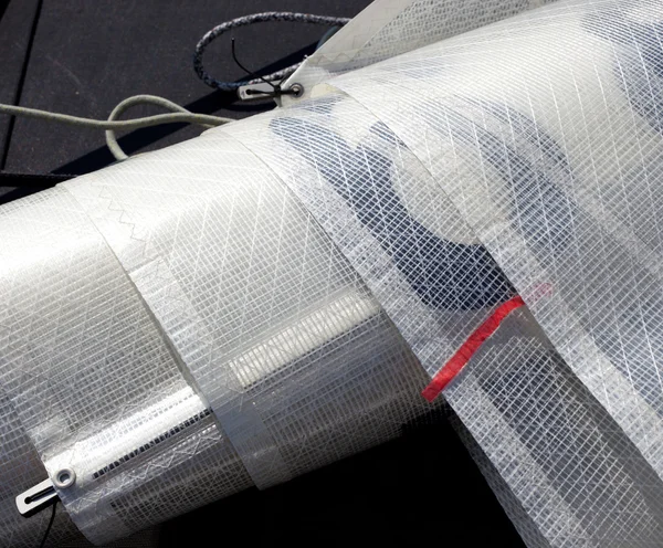 Fiber vitorla hengerelt részletes makró textúra — Stock Fotó