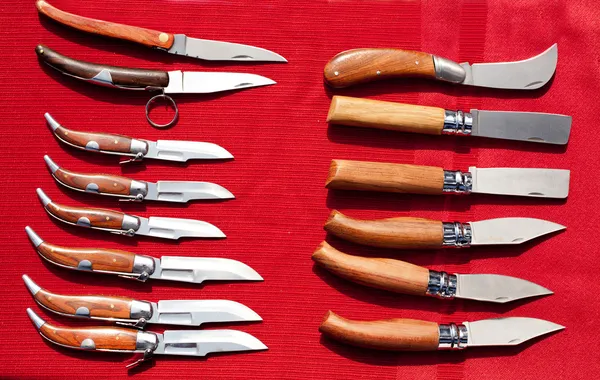 Колекція Jacknife в стилі Іспанії дерев'яна ручка — стокове фото