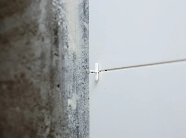 İnşaat çalışmak detayını Seramik Karo çubukları — Stok fotoğraf