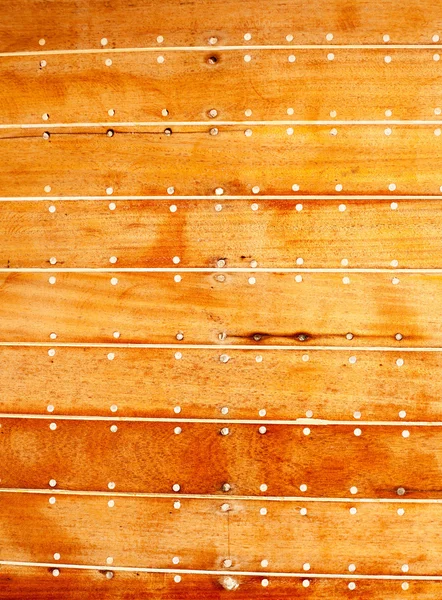 Βάρκα ξύλινων σκαριών λεπτομέρειες υφή με το καλαφάτισμα στόκος — Φωτογραφία Αρχείου