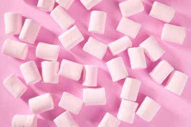 pembe şeker marshmallow tatlı doku desen