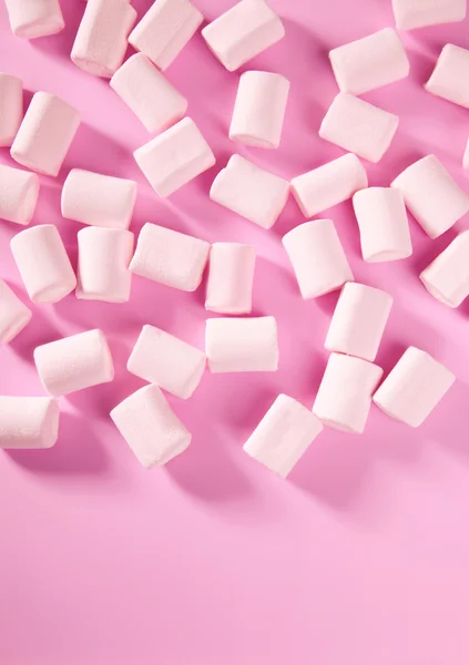 糖果粉红色棉花糖糖果图案纹理 — 图库照片