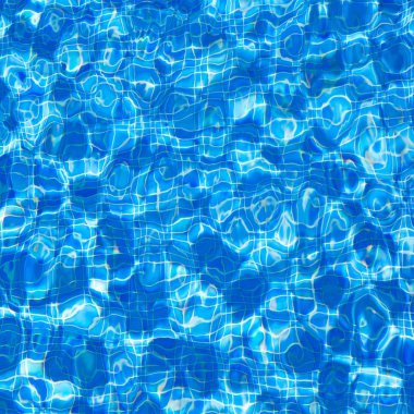 Blue tiles pool water ripple texture clipart