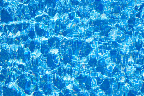 Niebieskie płytki basen wody marszczyć tekstury — Zdjęcie stockowe