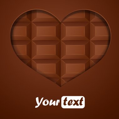 Chocolate hearts clipart