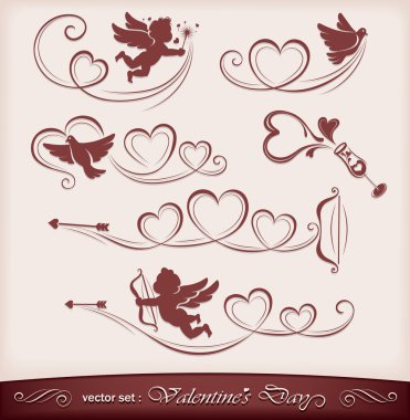 Icons for Valentine's Day clipart