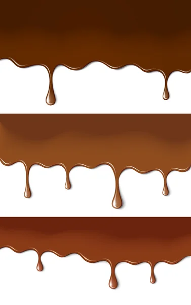 Chocolate paints — Stock Vector