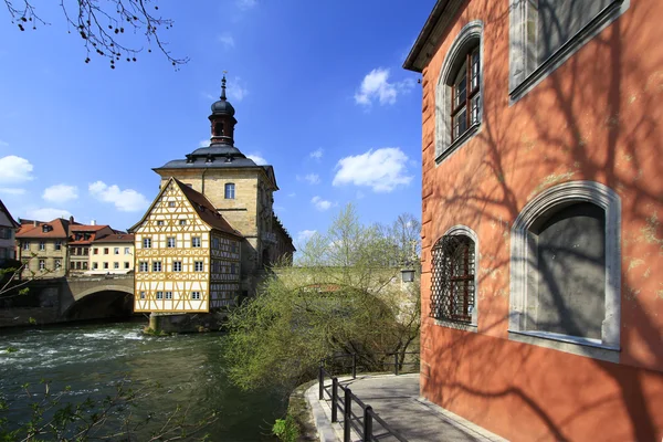 Eski Belediye Binası, bamberg, Bavyera, Almanya — Stok fotoğraf