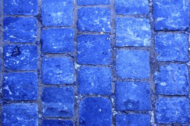 Blue paving stones clipart