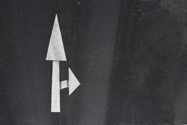通り上の矢印 — ストック写真