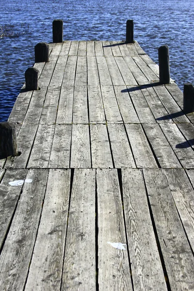 stock image End of a jetty