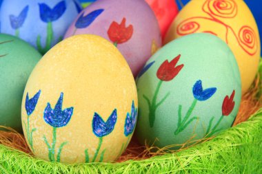 Easter eggs clipart